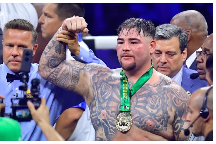 Andy Ruiz inspired by Anthony Joshua
