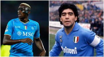 Victor Osimhen: Super Eagles striker matches Maradona’s goalscoring record for Napoli