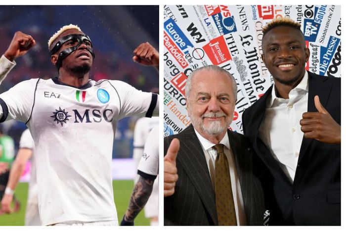 Napoli president gives hint on possible transfer for Osimhen