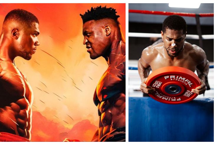 Anthony Joshua in high spirits to face Ngannou