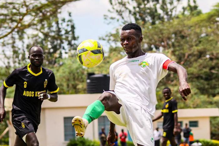 Kariobangi Sharks vs Wazito FC in FKF Premier League action.