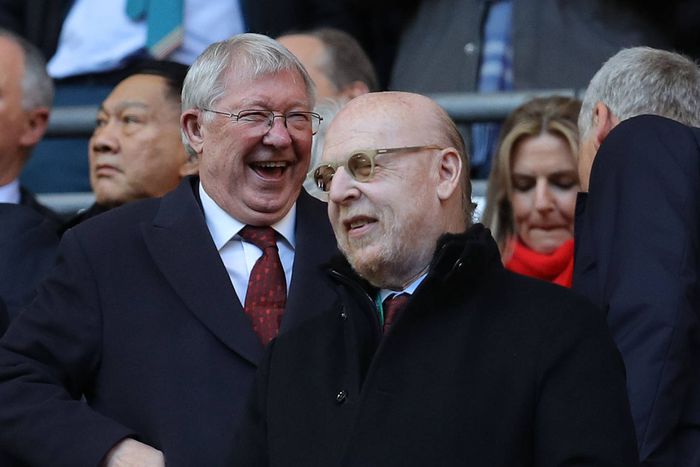 Former Manchester United manager Sir Alex Ferguson at Old Trafford.