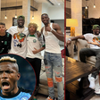 Super Eagles star Victor Osimhen and Peter Okoye link-up following revenge win against Guinea-Bissau in AFCON 2023 qualifiers