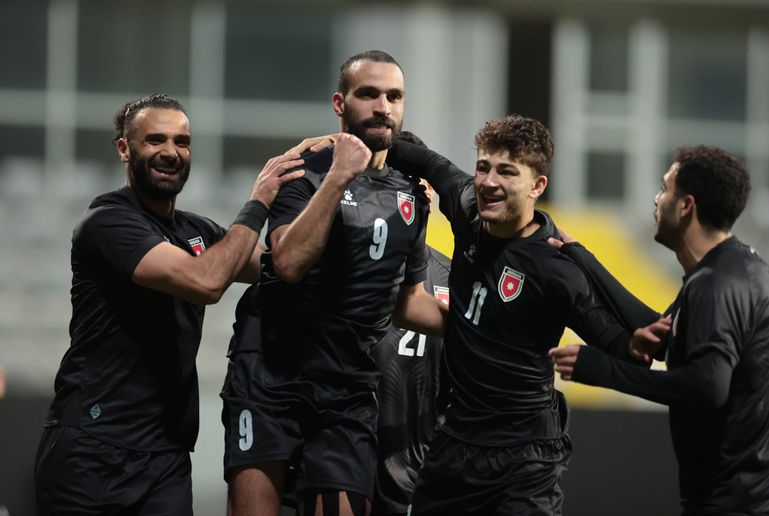 Jordan players celebrating  || Imago