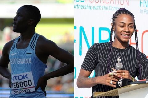 Tebogo blazes to world-leading 19.87s as Sha'Carri Richardson loses in Botswana