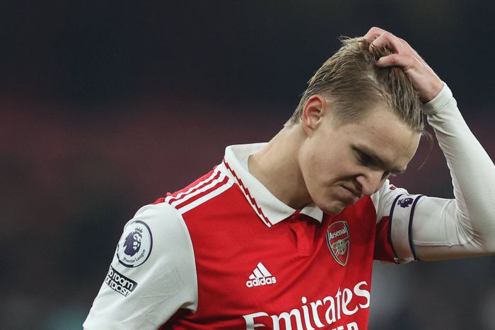 Arsenal skipper Martin Odegaard.