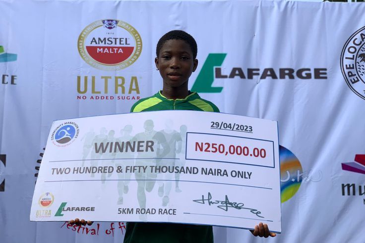 Secondary School Students Steal show at Epe Marathon
