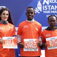 Yayla (L), Charles Langat (C) ad Ruth Chepng'etich (R)