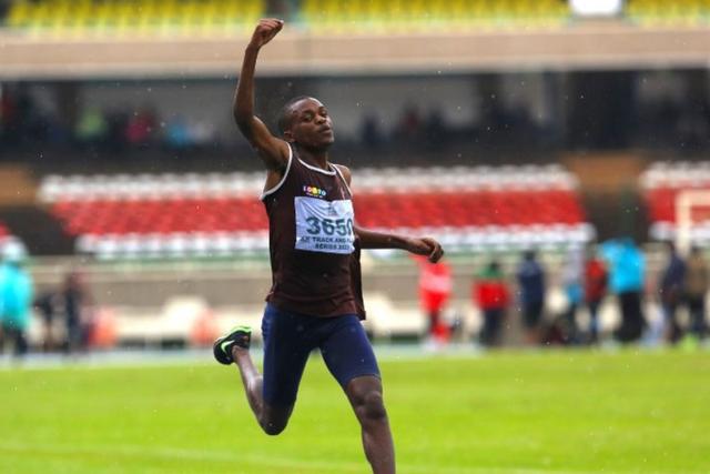 Maxon Kipng'etich wins the 10,000m race at the sixth AK meet.