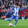 Brighton midfielder Kaoru Mitoma.