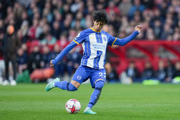Brighton midfielder Kaoru Mitoma.