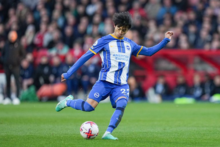 Brighton midfielder Kaoru Mitoma.