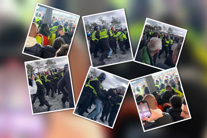 Tottenham Stadium turns to War zone