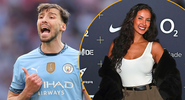 Maya Jama and Ruben Dias: Love Island host watches new boyfriend in action as Man City defeat Forest to reach FA Cup final