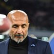 Napoli's coach Luciano Spalletti