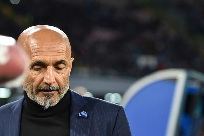 Napoli's coach Luciano Spalletti