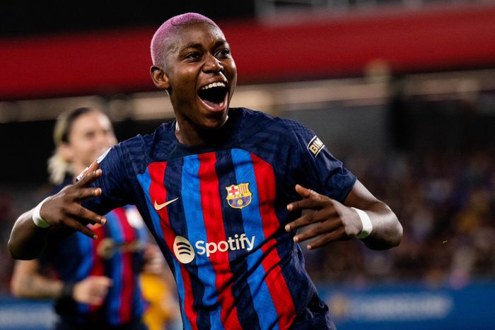 Super Falcons of Nigeria player Asisat Oshoala is in doubt for the champions League final