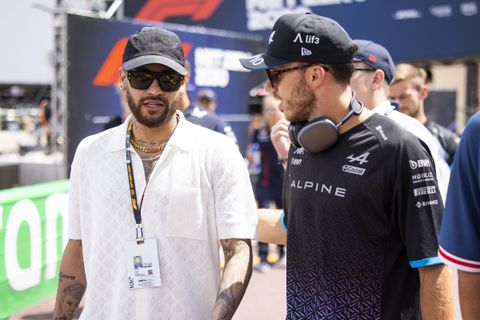 Neymar at Monaco Grand Prix award night