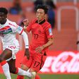 Bakary Jawara in action for Gambia in the U20 WC match against South Korea.