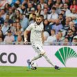 Real Madrid captain Karim Benzema in action