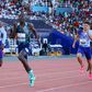 Emmanuel Wanyonyi at the 2023 Rabat Diamond League