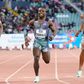 Ferdinand Omanyala at the 2023 Rabat Diamond League.