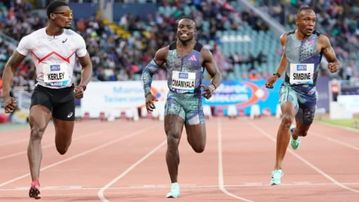 Omanyala hits out at critics after third place finish in Rabat