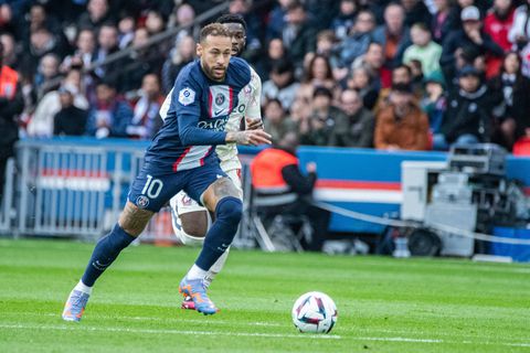 Neymar in action for PSG