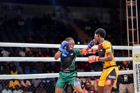 Idowu Busayo: Meet Nigerian kickboxer and MMA fighter who is also a fashion designer