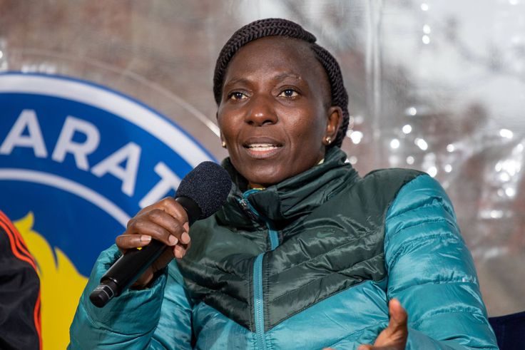 Catherine Ndereba shares key message with Olympic debutants