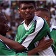 Super Eagles legends Jay Jay Okocha and Kanu Nwankwo ranked by Ola Aina.