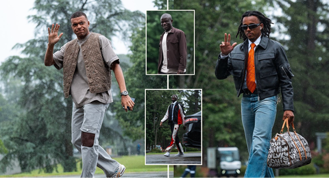 Euro 2024: Kante, Mbappe lead France stars fashion display as they arrive camp (Photos)