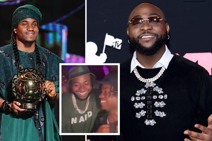 Davido and Ademola Lookman: Reigning African best links up with 'most followed' Nigerian celebrity in the world