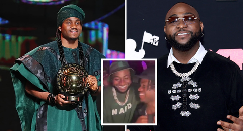 Davido and Ademola Lookman: Reigning African best links up with 'most followed' Nigerian celebrity in the world