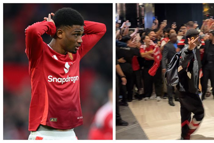 Man United star shows middle finger