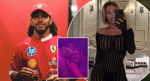 Lewis Hamilton parties hard in Monaco with Russian model linked to BANNED Chelsea star