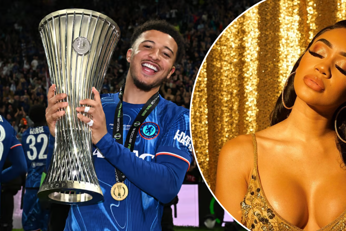 Could it be? Jadon Sancho sparks Saweetie dating rumours during Conference League title celebration