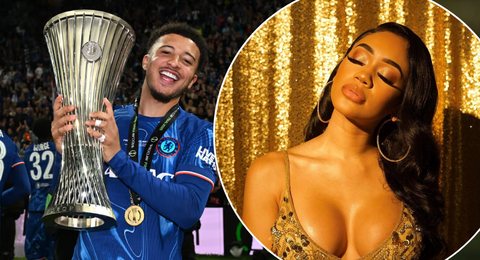 Could it be? Jadon Sancho sparks Saweetie dating rumours during Conference League title celebration