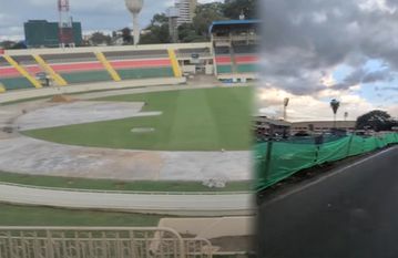 Updated progress of Tartan Track Installation, New Perimeter Wall at Nyayo National Stadium Ahead of CHAN 2024 [VIDEO]