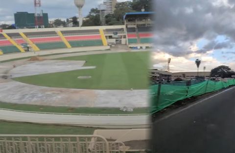 Updated progress of Tartan Track Installation, New Perimeter Wall at Nyayo National Stadium Ahead of CHAN 2024 [VIDEO]