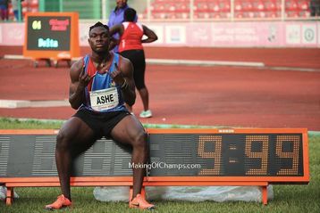 20-year-old Favor Ashe crowned fastest man in Nigeria, becomes 12th man to run sub 10 secs in 100m