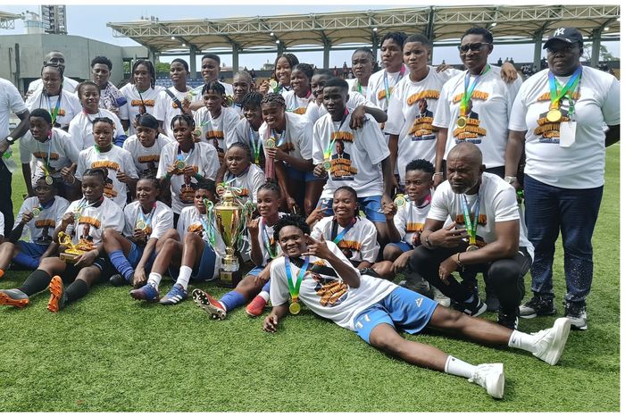 Nigeria's FA Cup queens Rivers Angels.