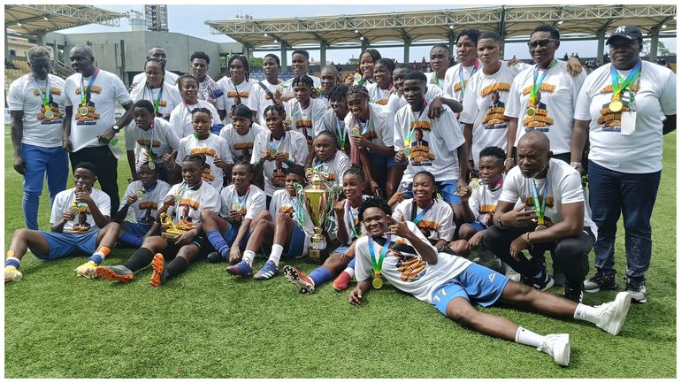 Nigeria's FA Cup queens Rivers Angels.