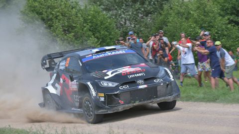 Will Kalle Rovanpera defend his razor-thin 0.1 seconds lead in Rally Poland's final stretch?