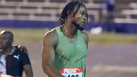 Kishane Thompson holds off Oblique Seville to win Jamaican Olympic trials in world leading time