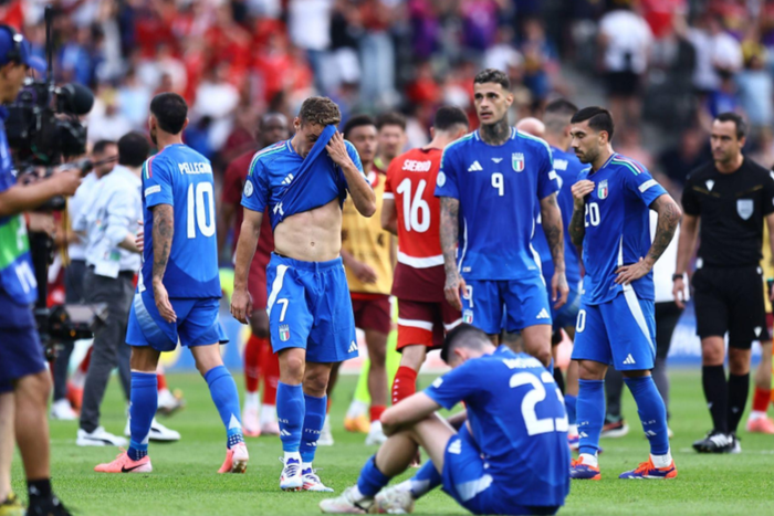 Switzerland knock Italy out of EURO 2024 || Image credit: Imago