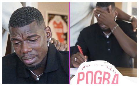 Pogba Breaks Down: Tears Flow as He Signs New Contract