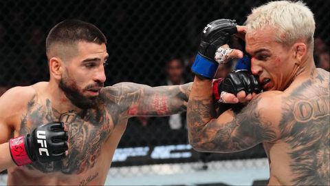 UFC 317: Ilia Topuria Knocks Out Charles Oliveira in Round 1