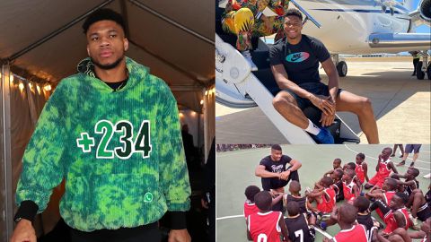 Giannis Antetokounmpo: Nigerian Freak departs Lagos to Rwanda