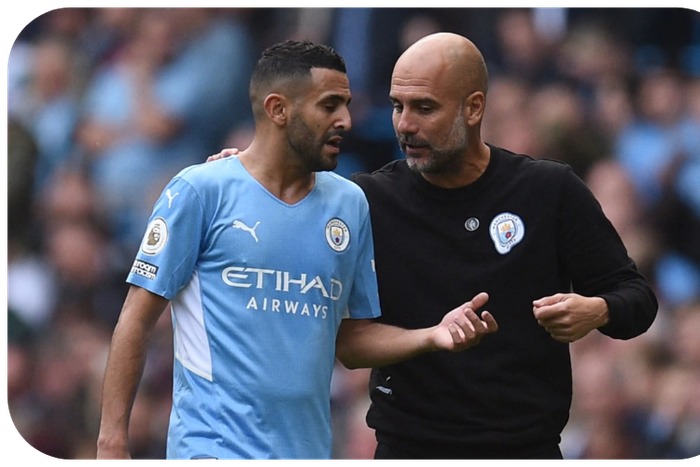 Pep Guardiola claims that Man City could not stop Mahrez from leaving